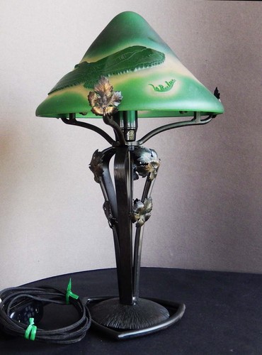Lampe fer forge - en, aux